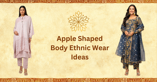Apple shape body ethnic wear ideas