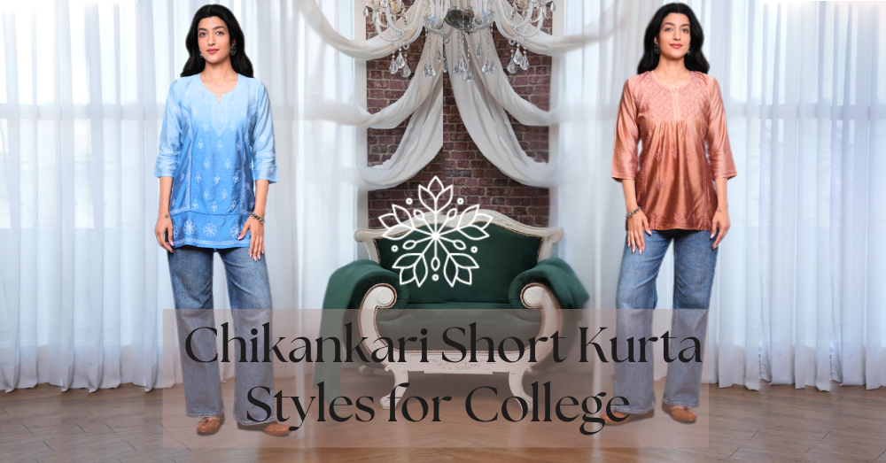 Chikankari Short Kurta Styles for College