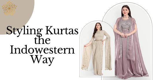 Styling Kurtas the Indowestern way !