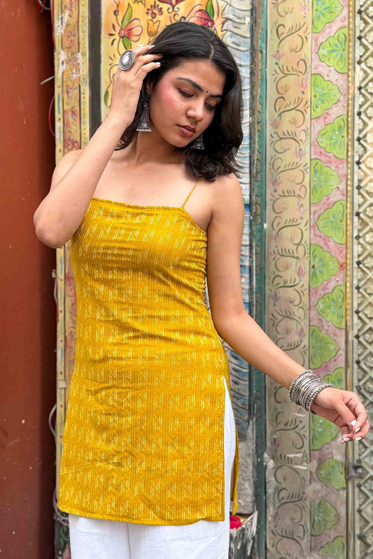 Sheila Noodle Strap Kurti