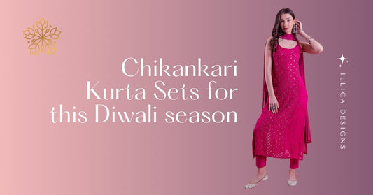 Chikankari Kurta Sets for Diwali