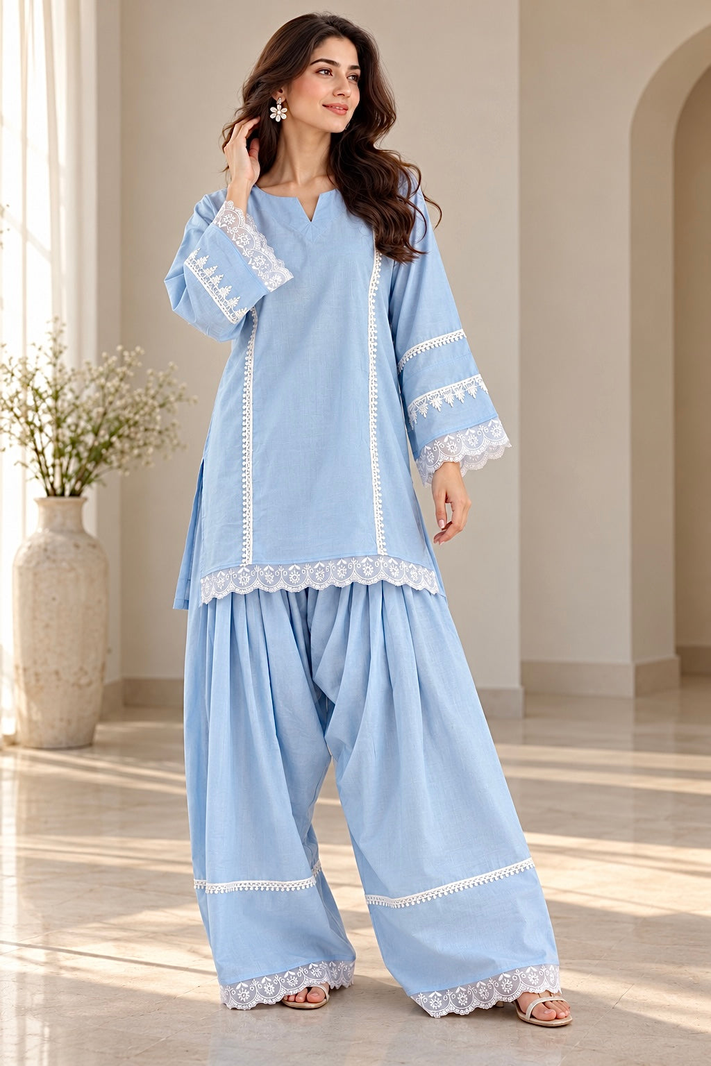 Raima Cotton Farshi Salwar Set