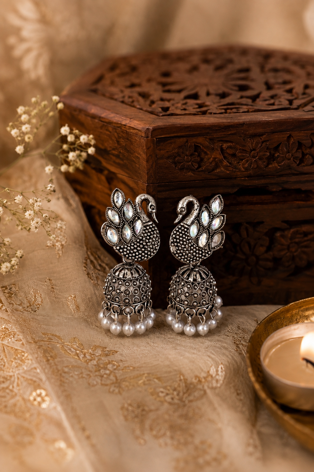Omi Oxidised Earring