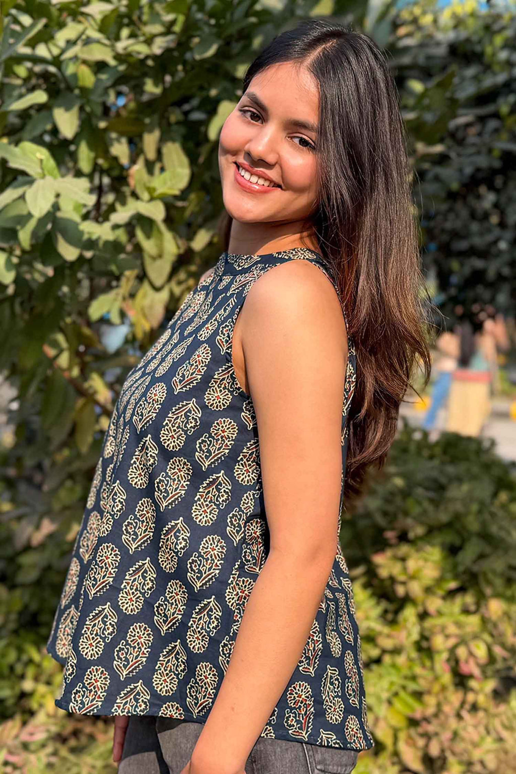 Ishani Block Print Top