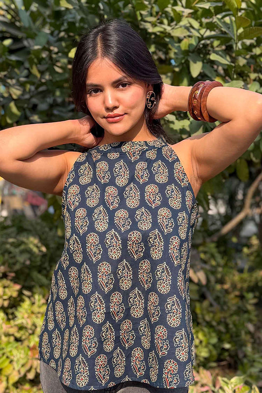 Ishani Block Print Top