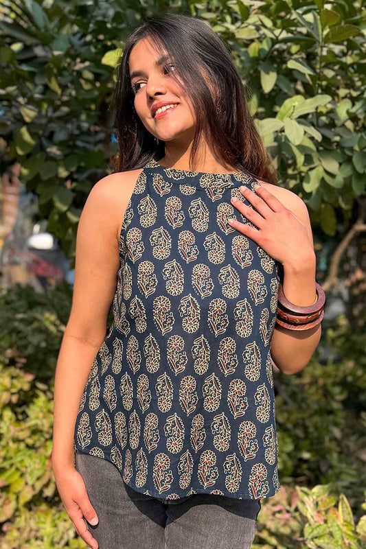 Ishani Block Print Top