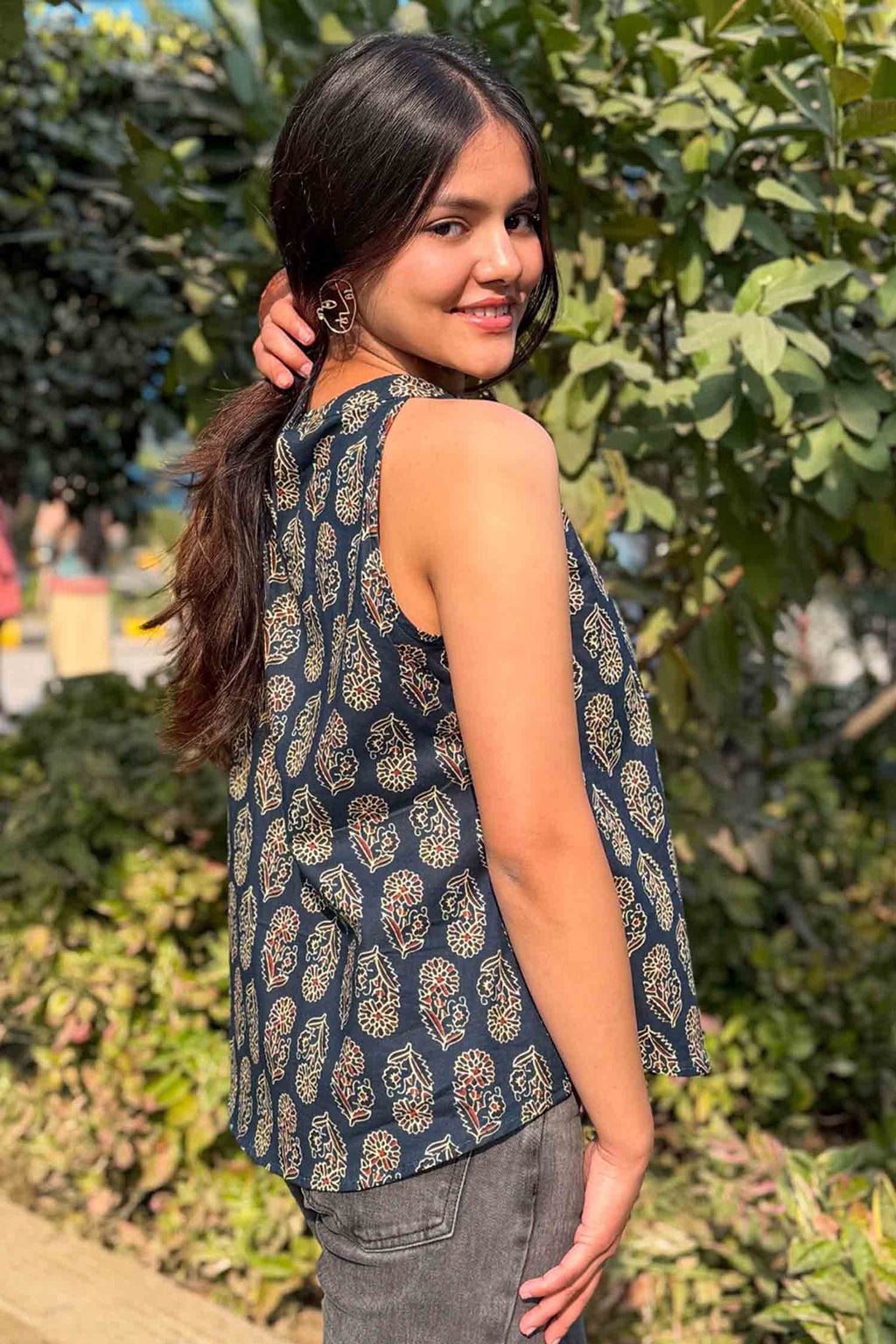 Ishani Block Print Top