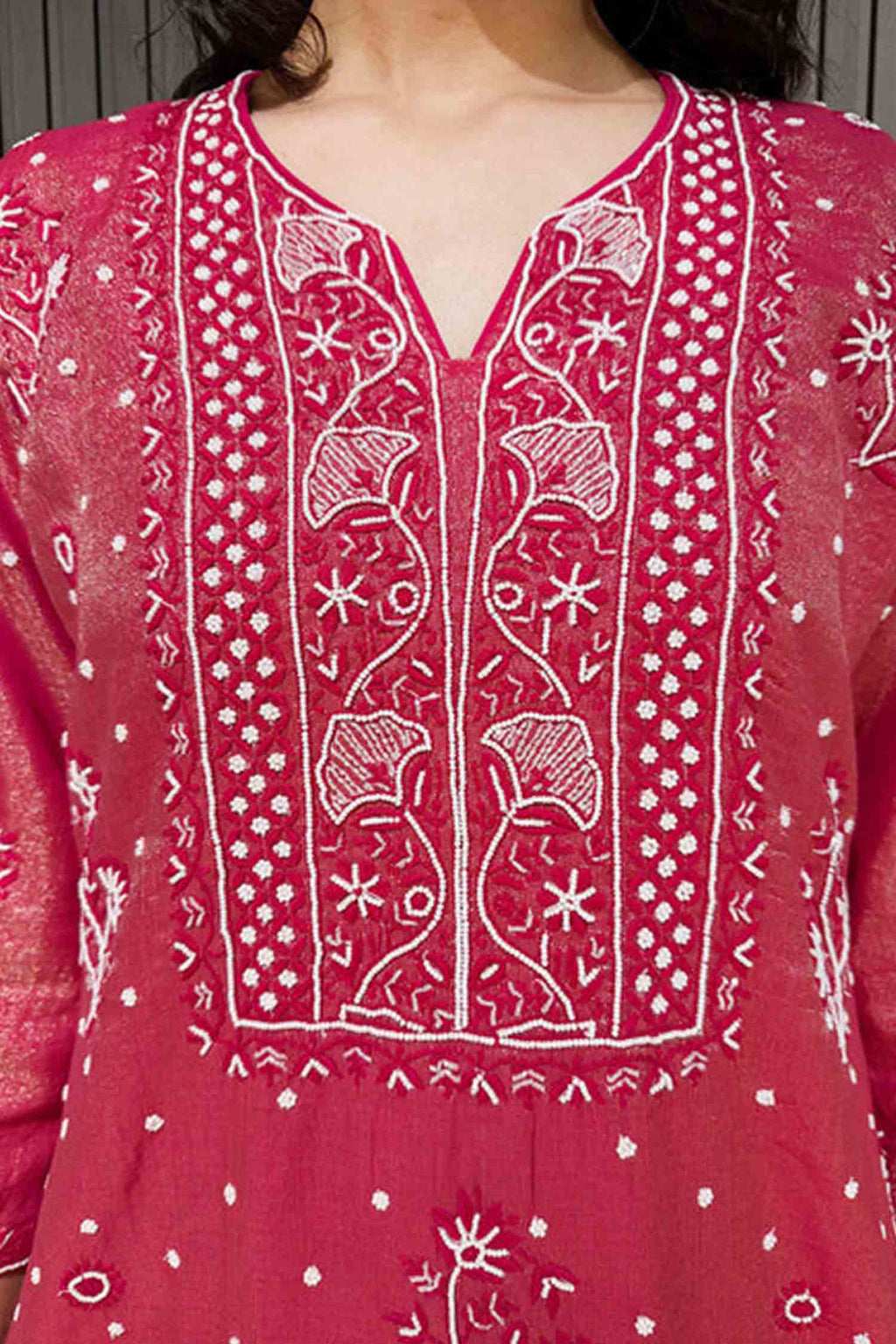 Priya Chikankari Tissue Kurta Set
