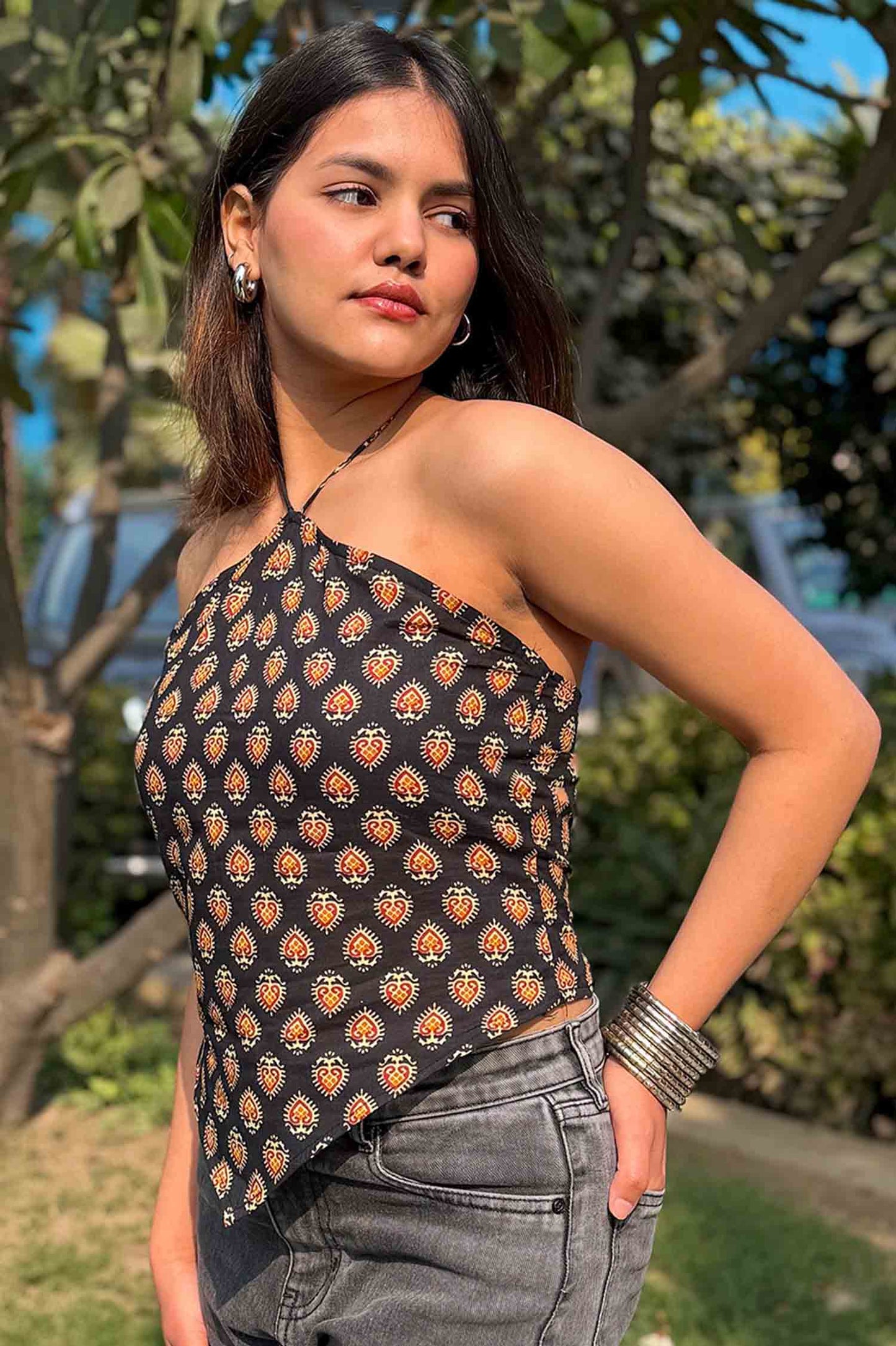 Shanaya Block Print Top