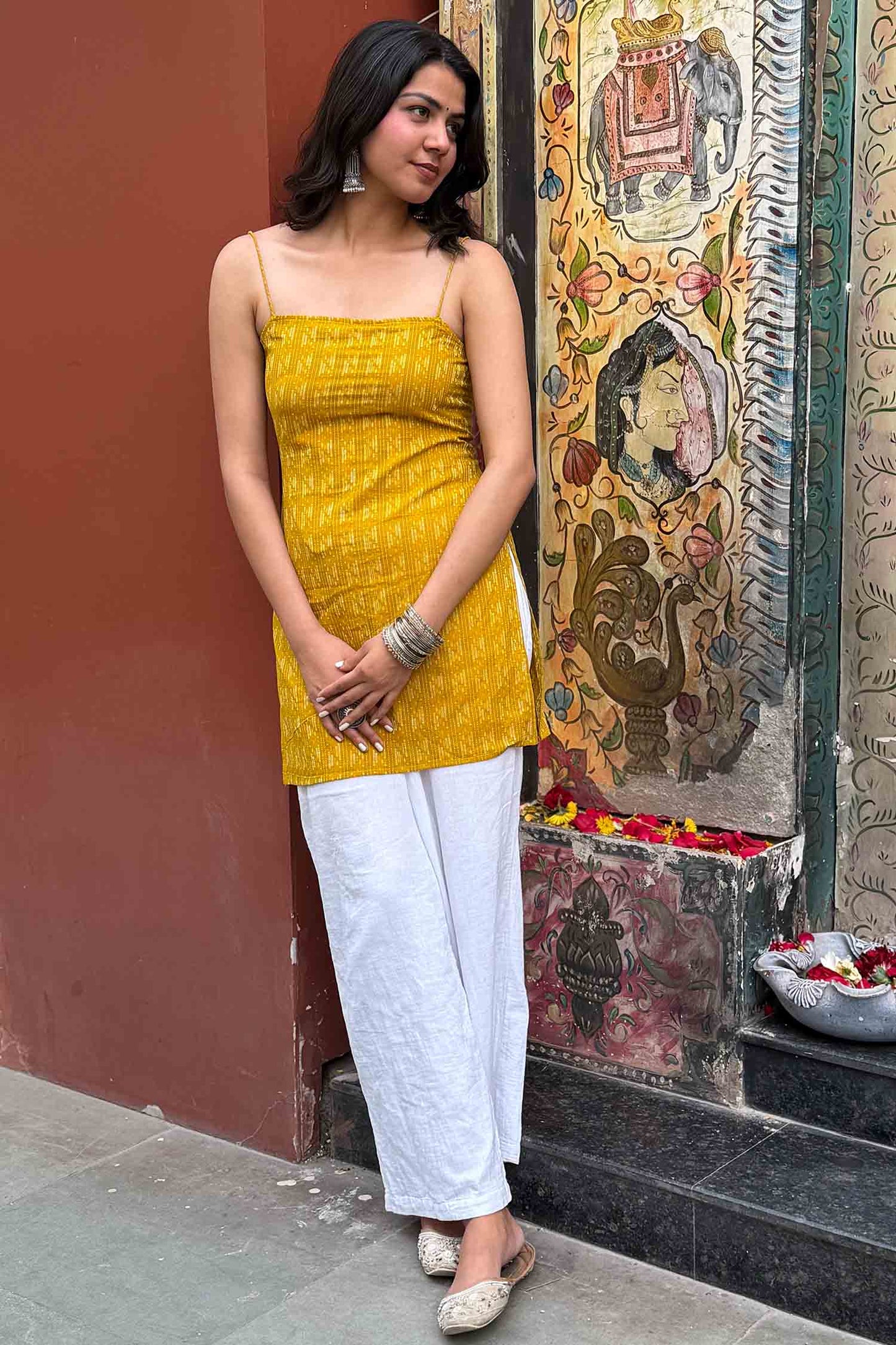 Sheila Noodle Strap Kurti