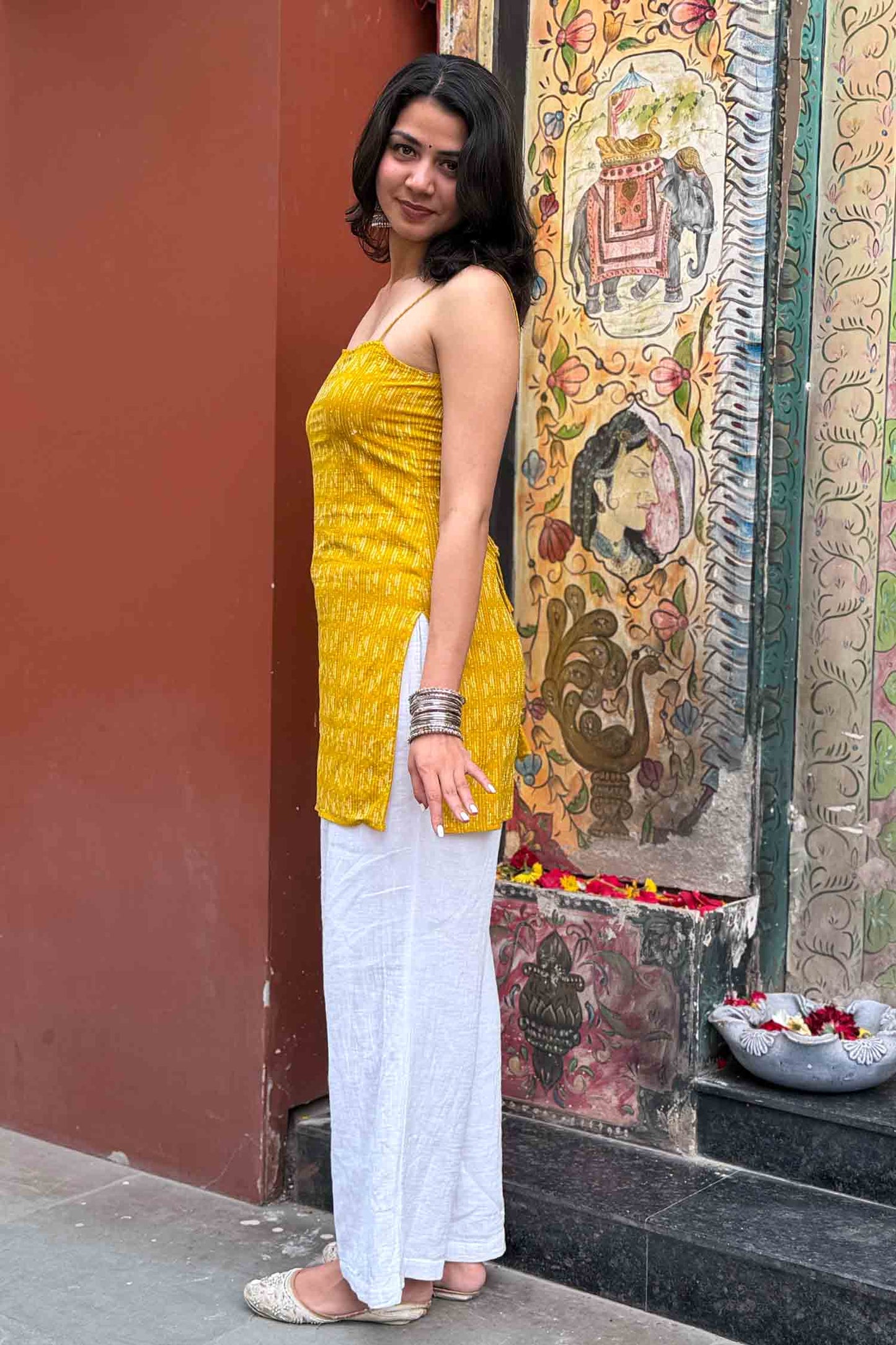 Sheila Noodle Strap Kurti