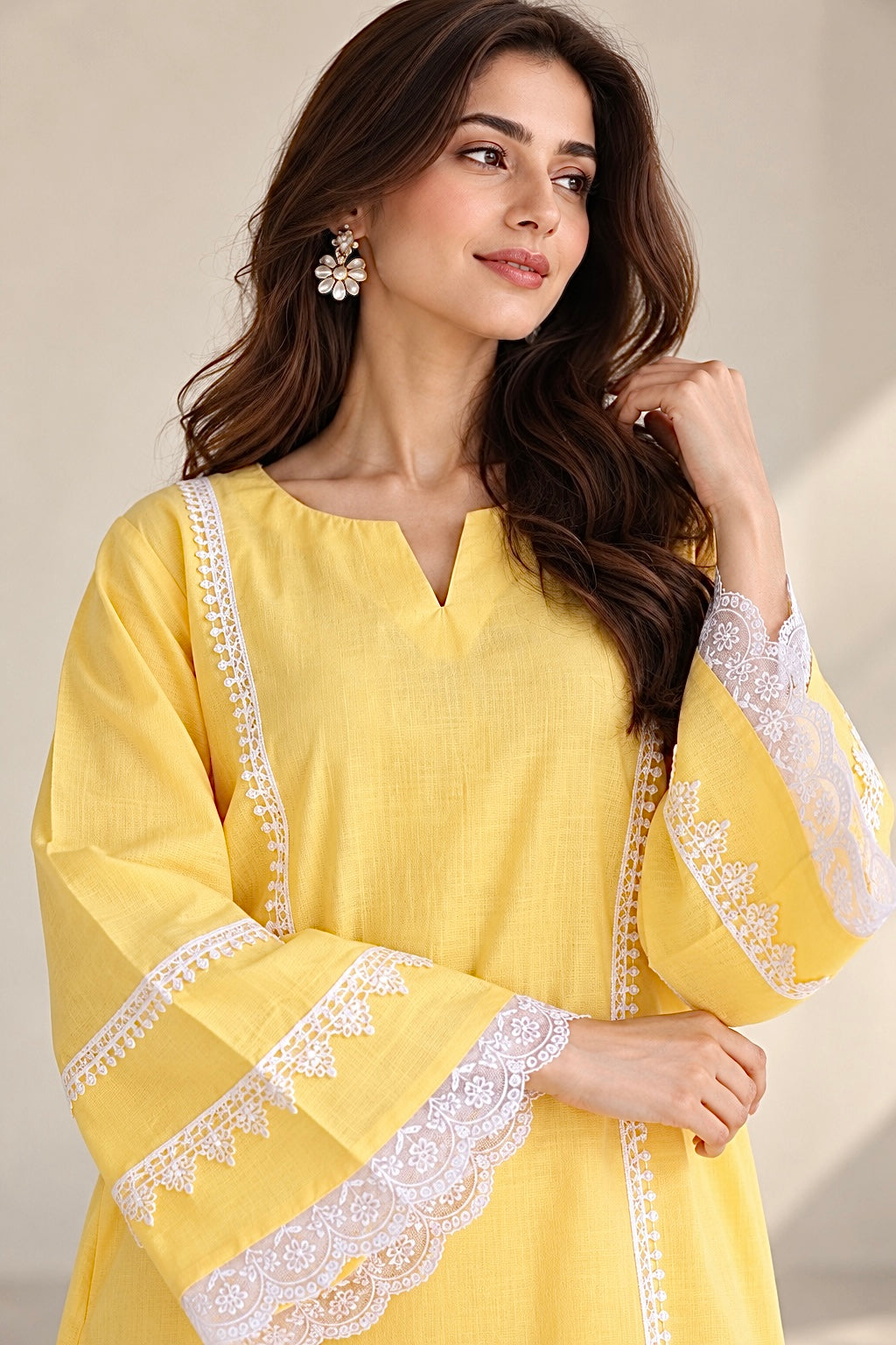 Saima Cotton Farshi Salwar Set