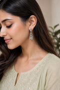 Nish Oxidised Earring
