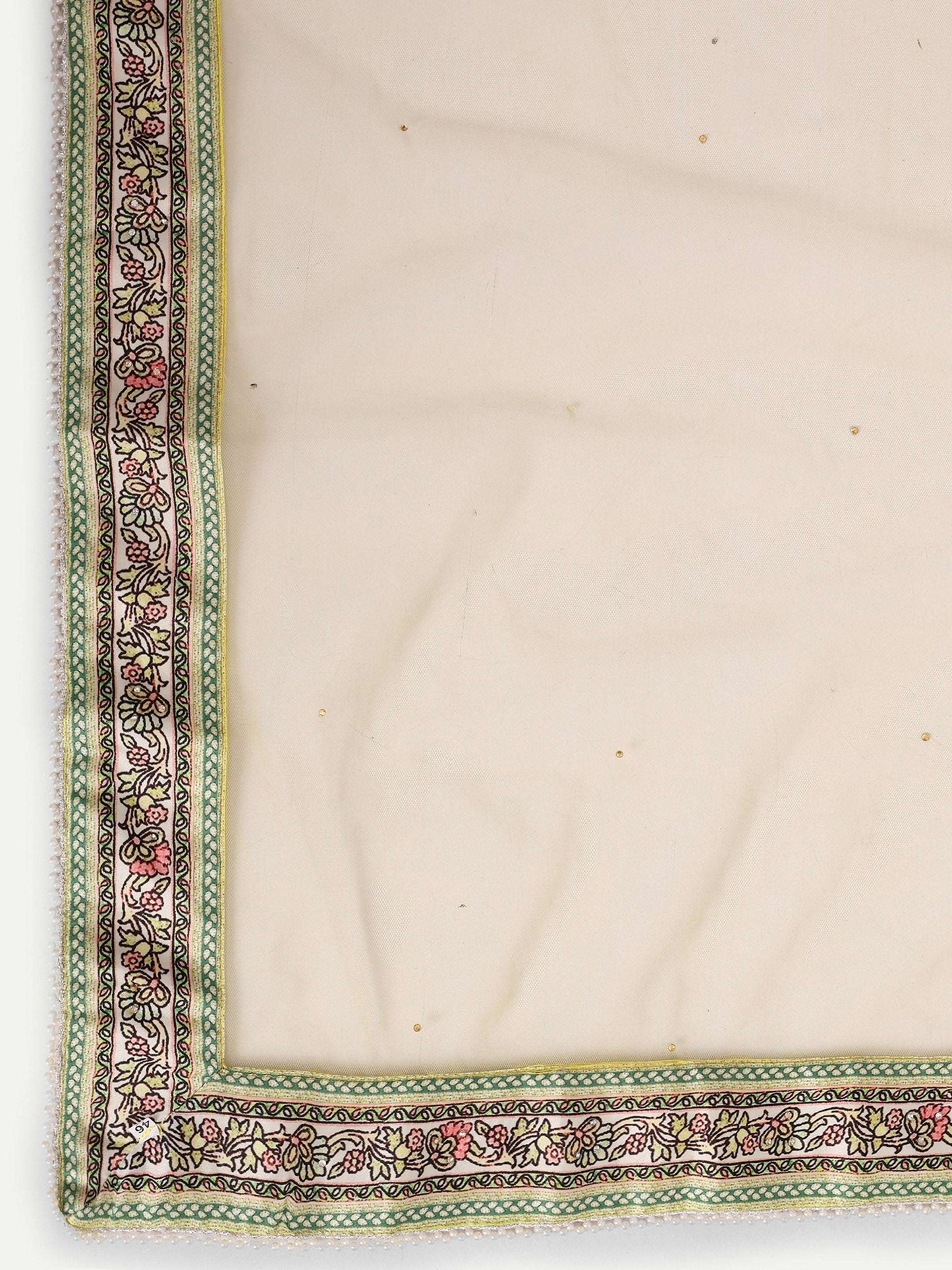 Floral printed boder Net Dupatta