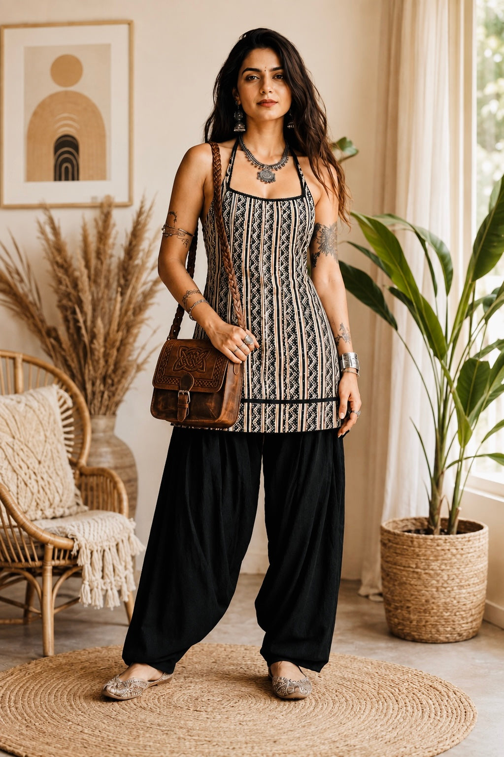 Alaya Cotton Farshi Set