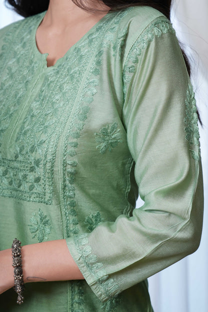 A soft fabric for everyday wear and this Kurta provides utmost comfort.