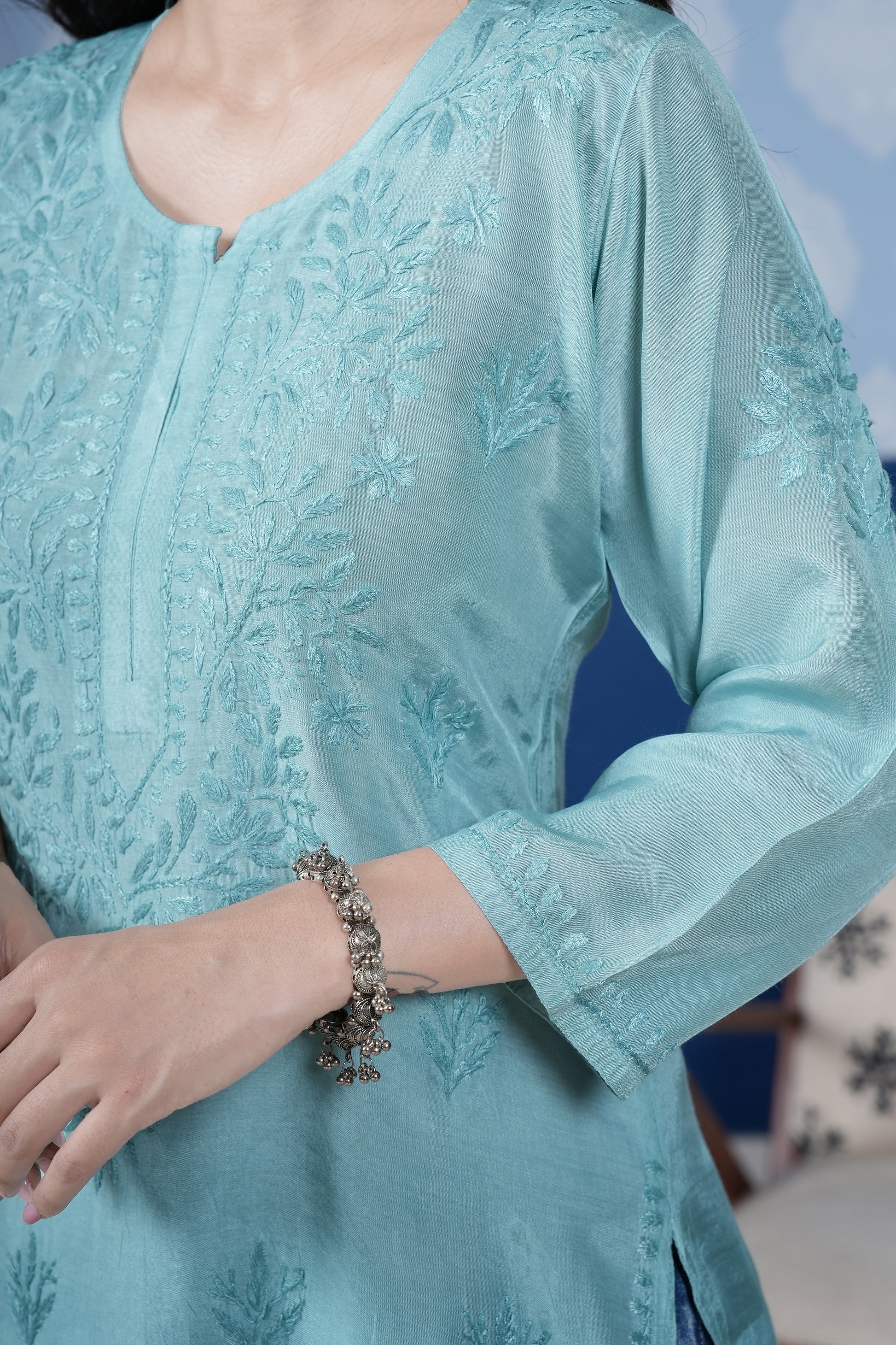  The perfect summer friend is this kurta which is soft on the skin for the summers.
 