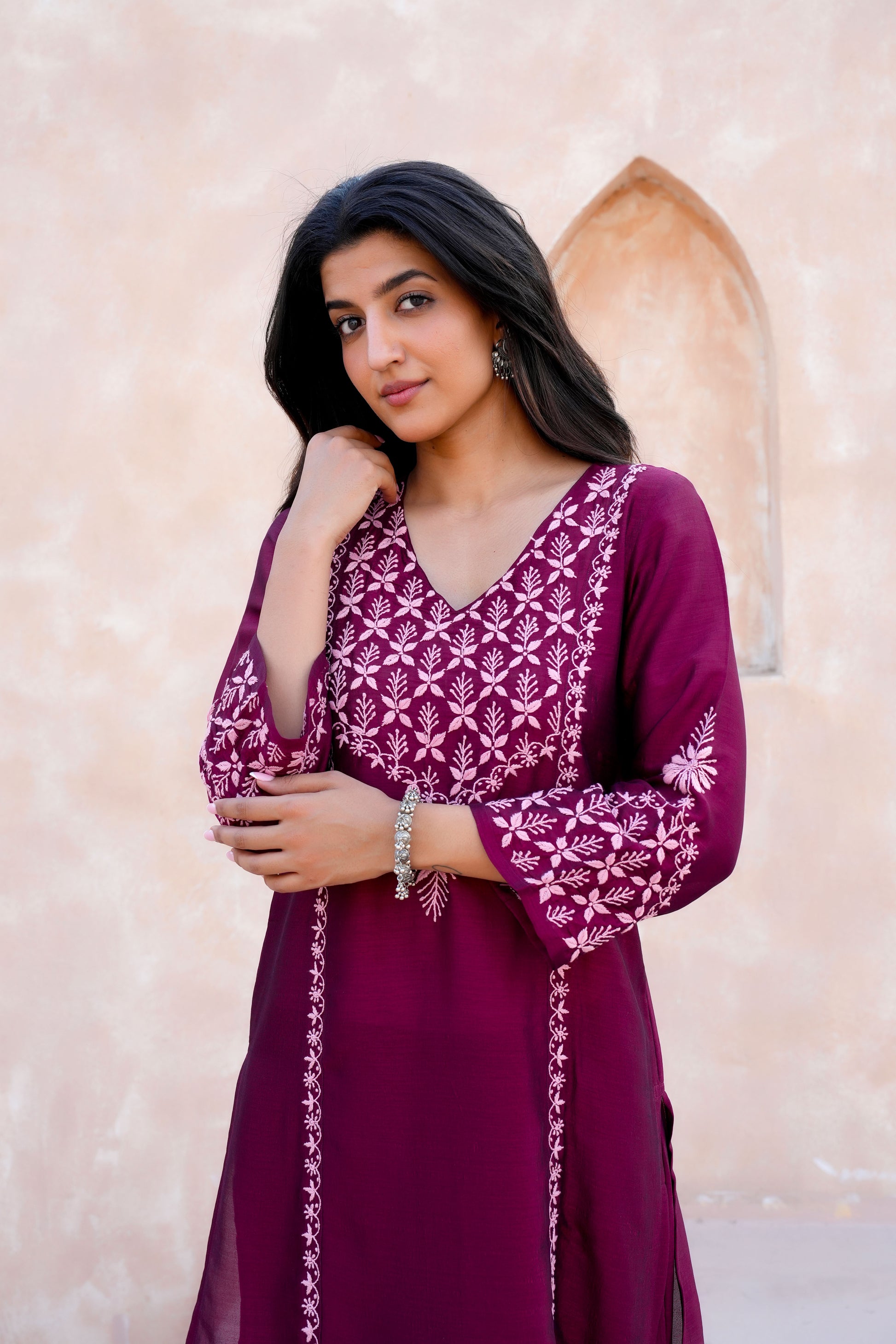 sophisticated touch, comfortable kurta set this esemble is both chic and versatile.