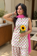 Samara Cotton Farshi Set With Dupatta