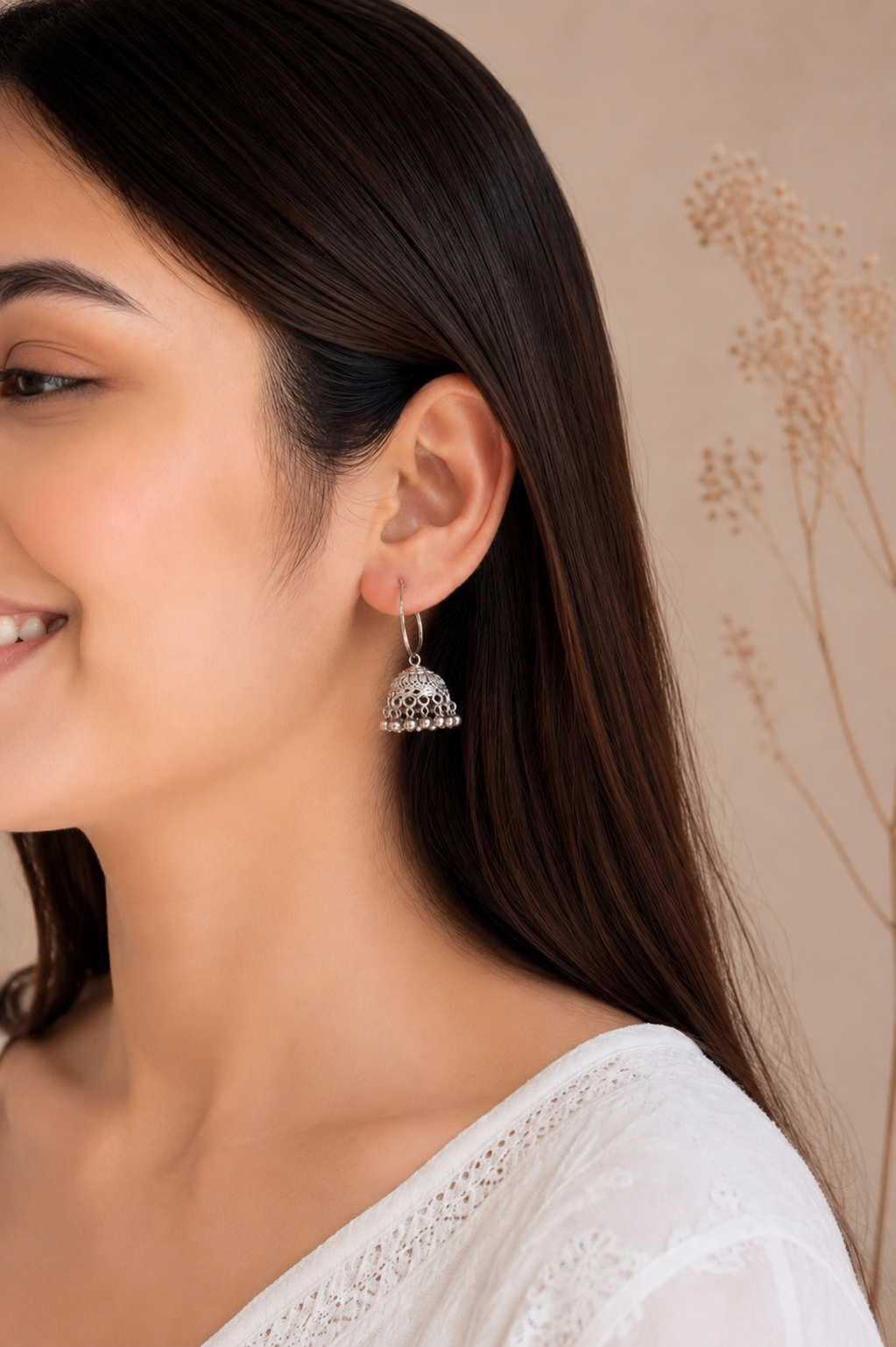 Leya Oxidised Earring