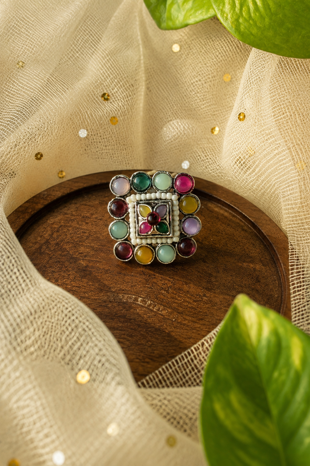Hiba Oxidised Ring