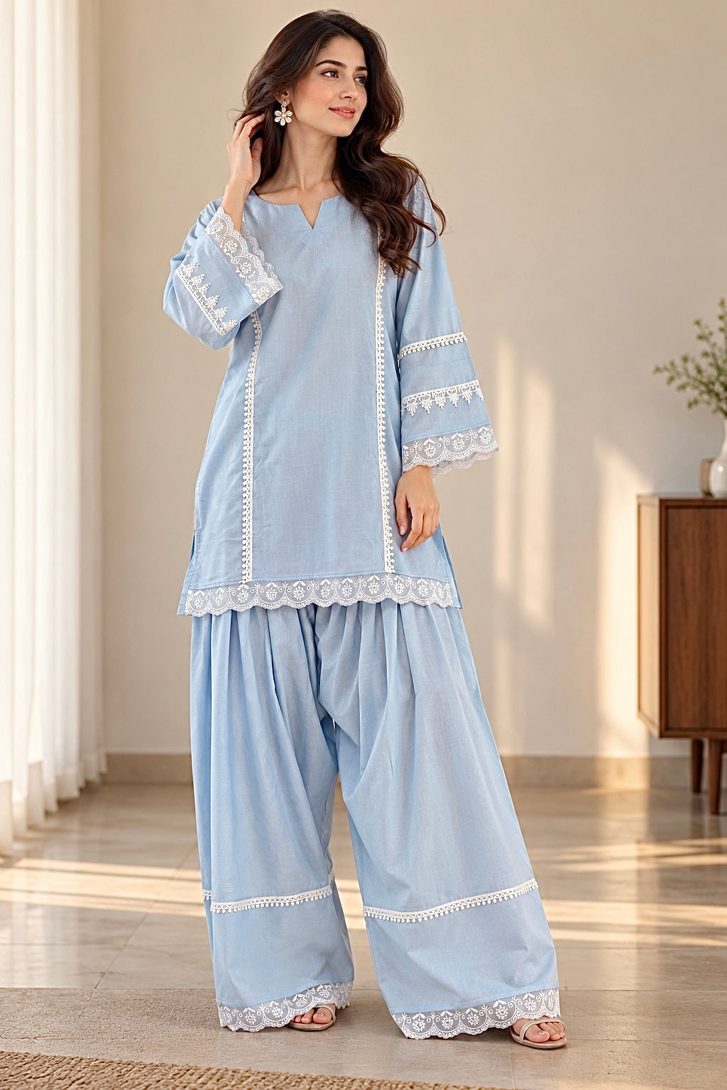 Raima Cotton Farshi Salwar Set