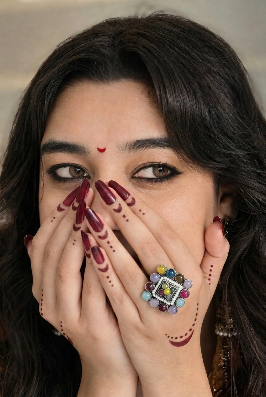 Hiba Oxidised Ring