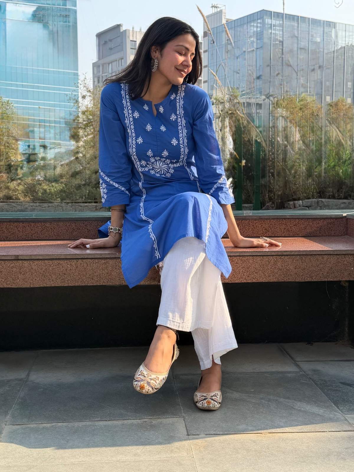 Naaz Chikankari Kurta