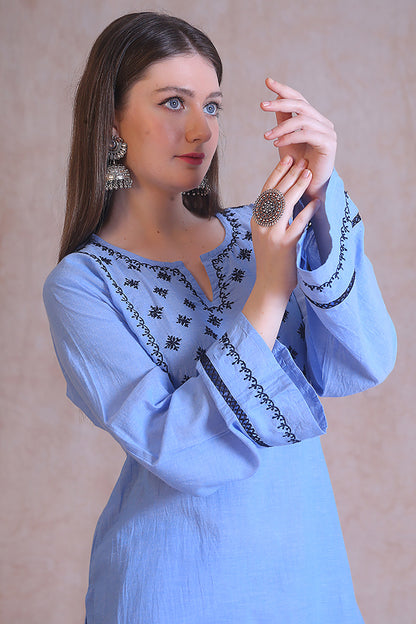 chikankari which is hand embroidered with love. 